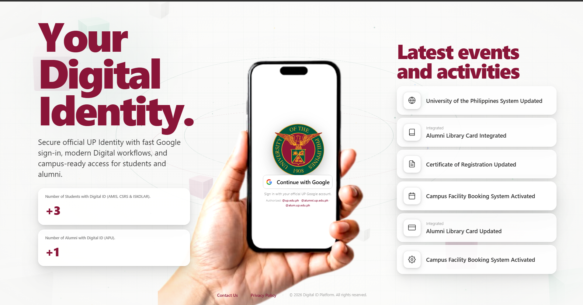 UP Digital ID System